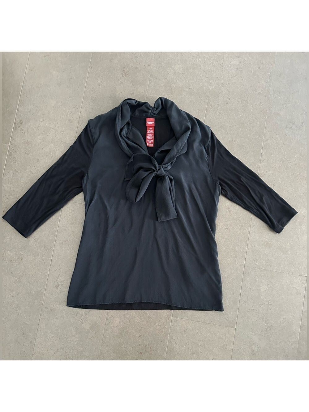 Olsen Europe Elegant silk Black Top size 8